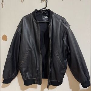 Zara 100% leather
